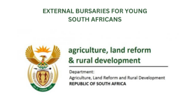 Bursary Awards For The Year 2025: The Department of Agriculture, Land Reform and Rural Development (DALRRD)