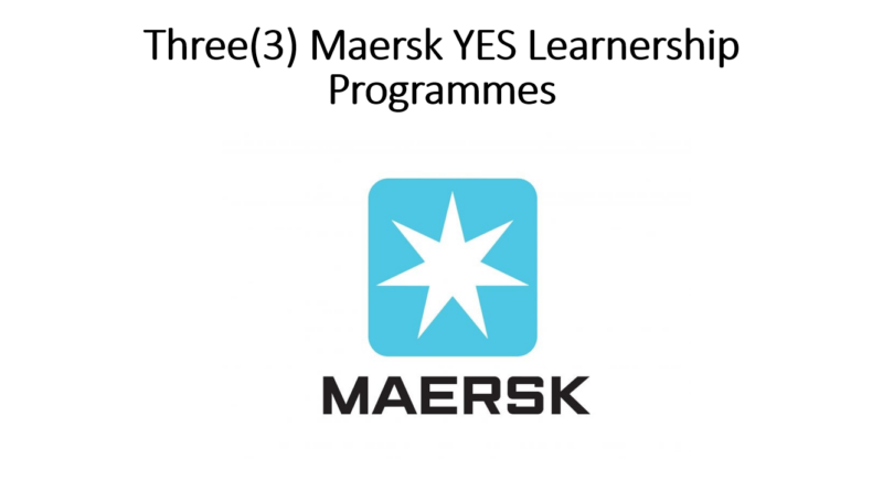 Three(3) Maersk YES Learnership Programmes 2024/2025 For  High Potential South African Individuals