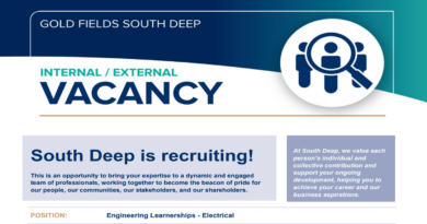 South Deep Gold Mine is Recruiting For Engineering Learnerships - Electrical